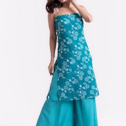 Garvili Women Floral Printed Kurta with Palazzos-image-73