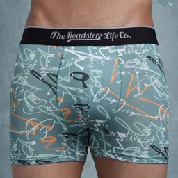 The Roadster Lifestyle Co Pack Of 2 Printed Stretchable Trunks Pack Of 2-PV-Print-RO21-S-picture-48