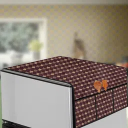 The Furnishing Tree Brown Plastic Refrigerator Cover-image-79