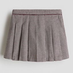 H&M Pleated Cotton Twill Skirt-image-50