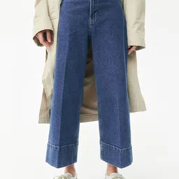 H&M Wide High Cropped Jeans-image-91