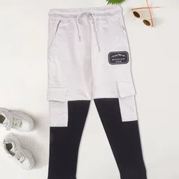 CODEZ Boys Mid-Rise Joggers-image-4