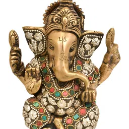Exotic India Multicoloured Religious Idol Showpiece-image-10