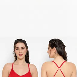 GuSo Shopee Red Everyday Cotton Bra-image-49