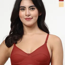 LILY anpas Women Pack of 2 Full Coverage Bra-16