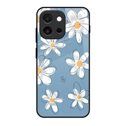 QRIOH Floral Printed Sleek & Lightweight Silicone OnePlus 13T 5G Glass Back Case-15