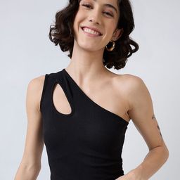 SZN One Shoulder Crop Top-image-85