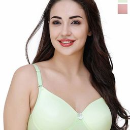 College Girl Pack Of 2 Full Coverage Lightly Padded T-shirt Bra-picture-56