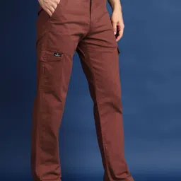 Hancock Men Comfort Straight Fit Easy Wash Stretchable Cargos-image-79