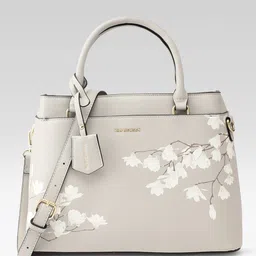 Van Heusen Floral Printed Handheld Bag with Detachable Sling Strap-11