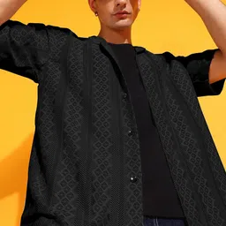 INDICLUB Men Relaxed Opaque Casual Shirt-picture-12