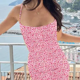 LULU & SKY Floral Print Off-Shoulder A-Line Dress-picture-16