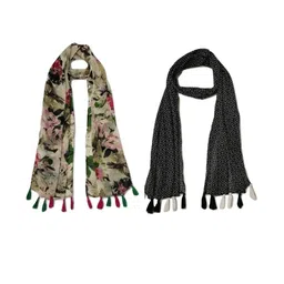 StoleVilla Floral Chiffon Stoles-picture-18