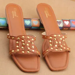 D LORZERI Women Open Toe Flats-image-88