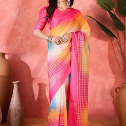 SHADOW & SAINING Poly Chiffon Saree-picture-34