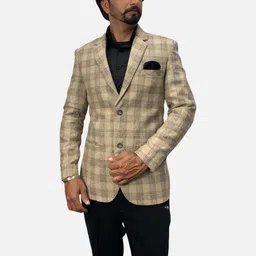 GARGIAN Master Cut Men Wool Blend Regular Fit Blazer-picture-2