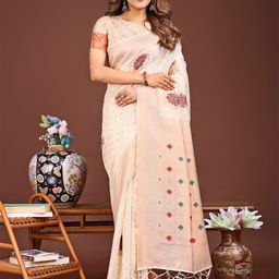 Astita Ethnic Motifs Woven Design Saree-image-6