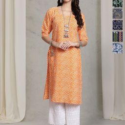 7Threads Women Pack Of 6 Ethnic Motifs Printed Daily Straight Kurtas-image-81