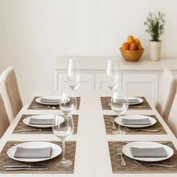 Baskety 6-Pcs Brown Textured TablePlacemats-picture-8