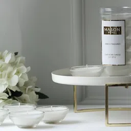 Mason Home White 5 Pieces Candle Holders-53