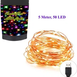 ENORMITY Yellow Fairy Rice Shape String Light-53