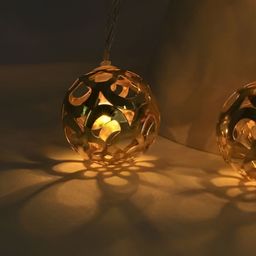 ENORMITY Yellow Bulb Shape String Lights-8