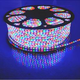 ENORMITY Green & Blue Rice Shape Bulb String Lights-34