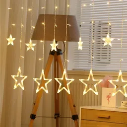 ENORMITY White Star Shape String Light-41