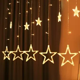 ENORMITY 138 Yellow Star Shaped LED String Lights-18
