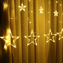 ENORMITY 138 Pcs Yellow Star LED String Lights-78