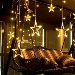 ENORMITY Yellow Star Shaped String Lights image 1