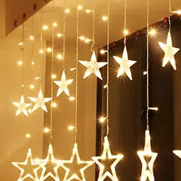 ENORMITY 138 Yellow Star Shaped LED String Lights image 1