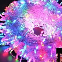 ENORMITY Blue & Pink Rice Shape String Lights-9