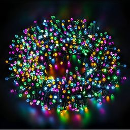ENORMITY Blue & Green Rice Shape String Light-4