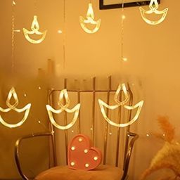 SPARK WORLD White & Yellow LED String Lights-55