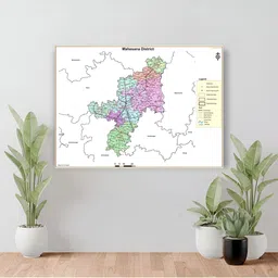 Wallpics White & Pink Printed Waterproof Wall Sticker-32
