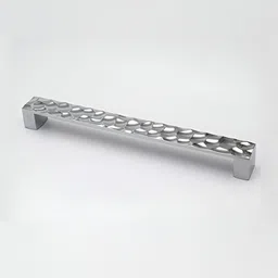 Rab Silver Toned Glossy Finish Zinc Door Handle-23