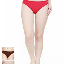 Softrose Women Pack of 3 Bikini Briefs LB7001CRS-image-81