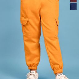 BAESD Boys Pack Of 3 Relaxed Fit Cargos Track Pants-picture-41