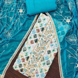 Maroosh Ethnic Motifs Embellished Sequinned Unstitched Dress Material-picture-43
