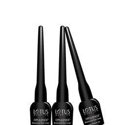 LOTUS Make-up Set Of 3 Opulence Botanical Eye Liner With Almond Oil - 4 g Each Black-71