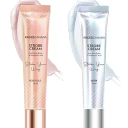 FACES CANADA Set Of 2 Strobe Your Way Strobe Cream - 18 ml Each - Rose Gold-Silver-picture-2