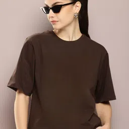 PockMAN Drop-Shoulder Sleeves Bio Finish Cotton Oversized T-shirt-picture-35