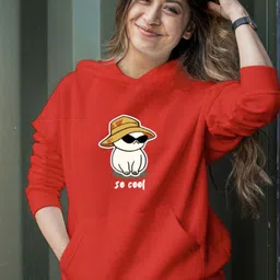 KASHIAN Women Printed Hooded Sweatshirt-image-104