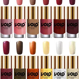 VOLO Set Of 12 Luxury Super Shine Nail Polish - 9.9 ml Each-18