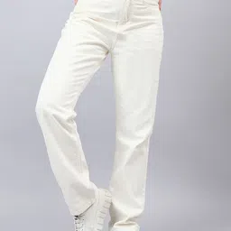 Style Quotient Women Comfort Relaxed Fit High-Rise Slash Knee Jeans-image-63