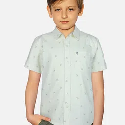 Gini and Jony Boys Standard Opaque Printed Casual Shirt-image-70