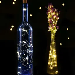 SPARK WORLD Yellow Photo Clip-Shaped String Lights image 3