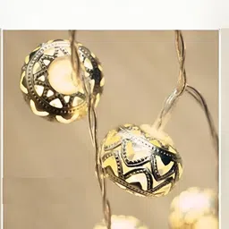 SPARK WORLD Yellow Ball Shape String Lights image 4
