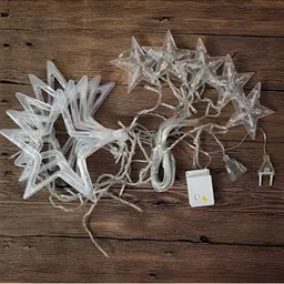 ENORMITY Yellow Rice Star Shape String Lights image 2